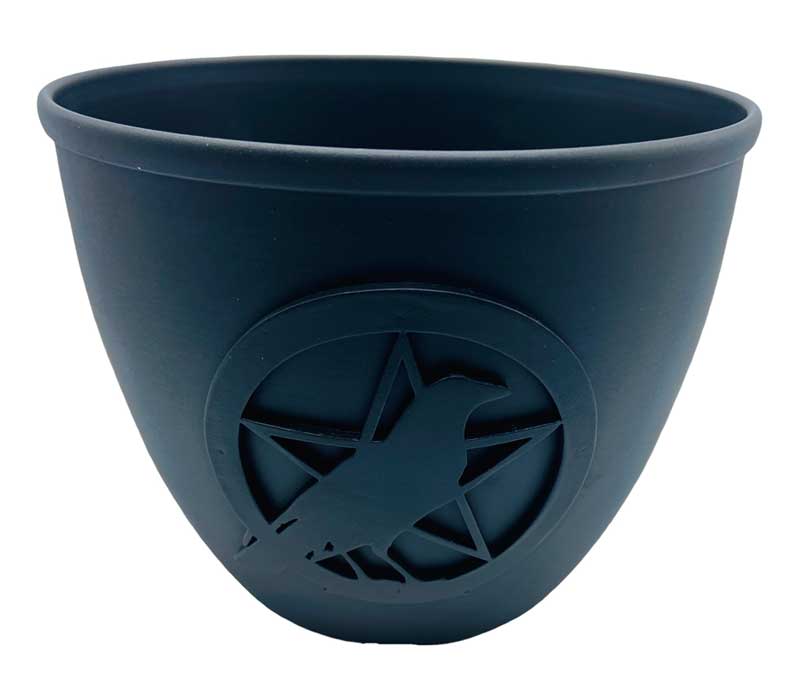 3 1/2" Pentagram & Bird candle holder