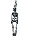 1 1/2" Skeleton amulet