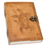 5" x 7" Turtle Embossed leather w/ latch