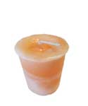 Compassion herbal votive - peach