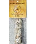 California White Sage smudge stick 3"