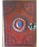 5" x 7" God's Eye Embossed leather w/ latch