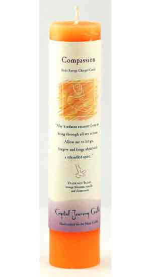 Compassion Reiki Charged pillar candle      Expected on : 4/4/2025