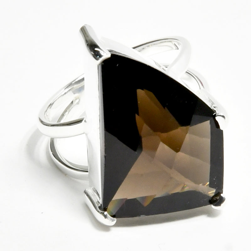 Size 8 Smokey Quartz ring