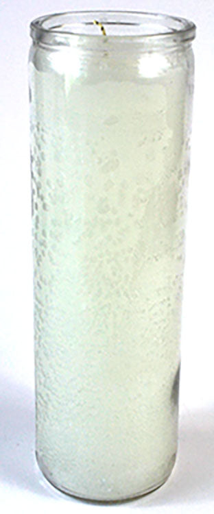 White 7-day jar candle