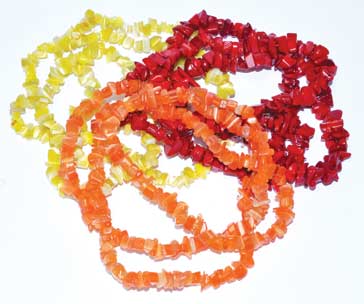 32" Mixed Glass chip necklace - CLEARANCE 55% OFF