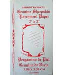 2" x 2" Sheep Skin parchment paper