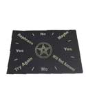 8"x12" Pentagram pendulum mat