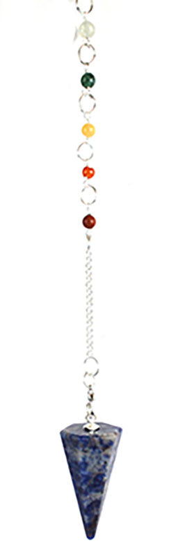 6-sided Sodalite Chakra Pendulum