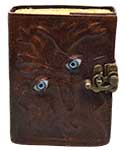 Two Eyes aged looking paper leather w/ latch Two Eyes aged looking paper leather w/ latch