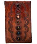 14"x22" 7 Stone leather blank book