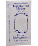 3" x 4" Parchment Paper 12 pack