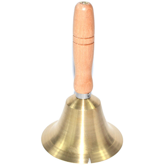 6 1/2" x 9" Brass Hand bell