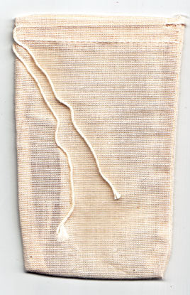 500 pack Cotton Tea Bags 3" x 5"